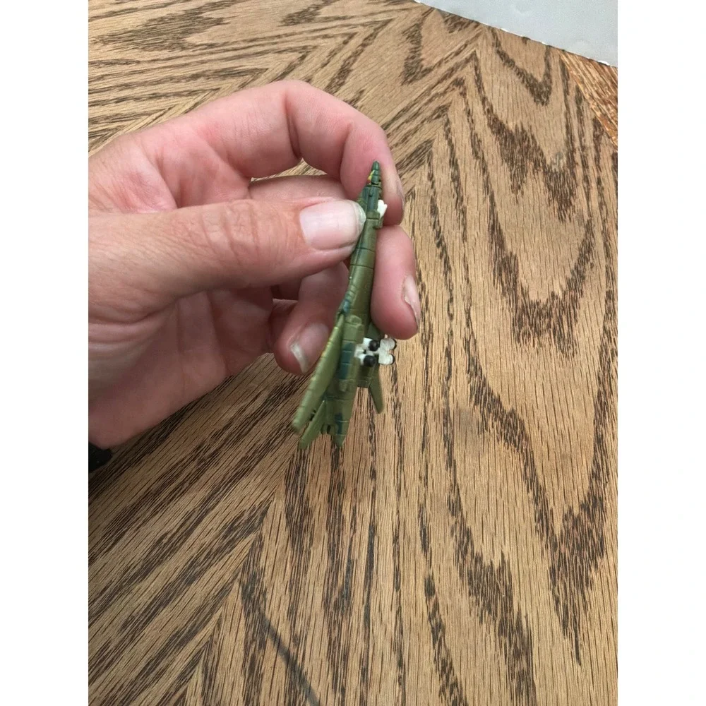 Vintage 1992 LGTi Military Bomber Jet Toy Camo Green